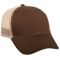 Structured Mesh Back Cap with Plastic Snap Closure